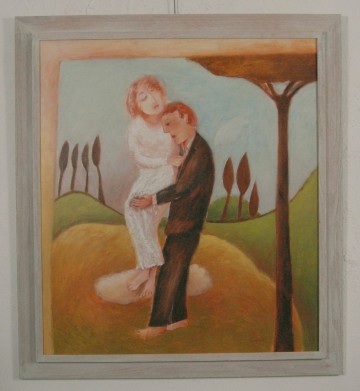 Bruidopeenwolkjemetlijst