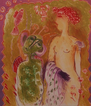 De vrouw met de blauwe hand