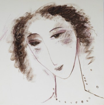 Katrien caymax tekening op board