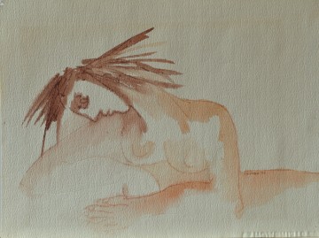 Liggen naakt   katrien caymax