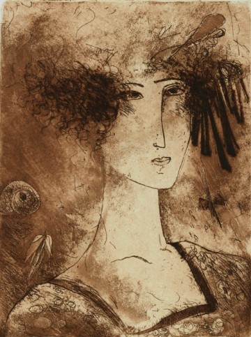 Meisje met bloemetjeskl