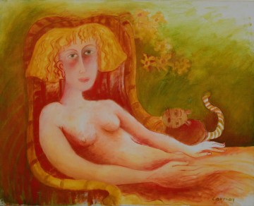 Met de kat op schoot   katrien caymax