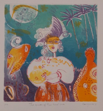 The queen of the red sea